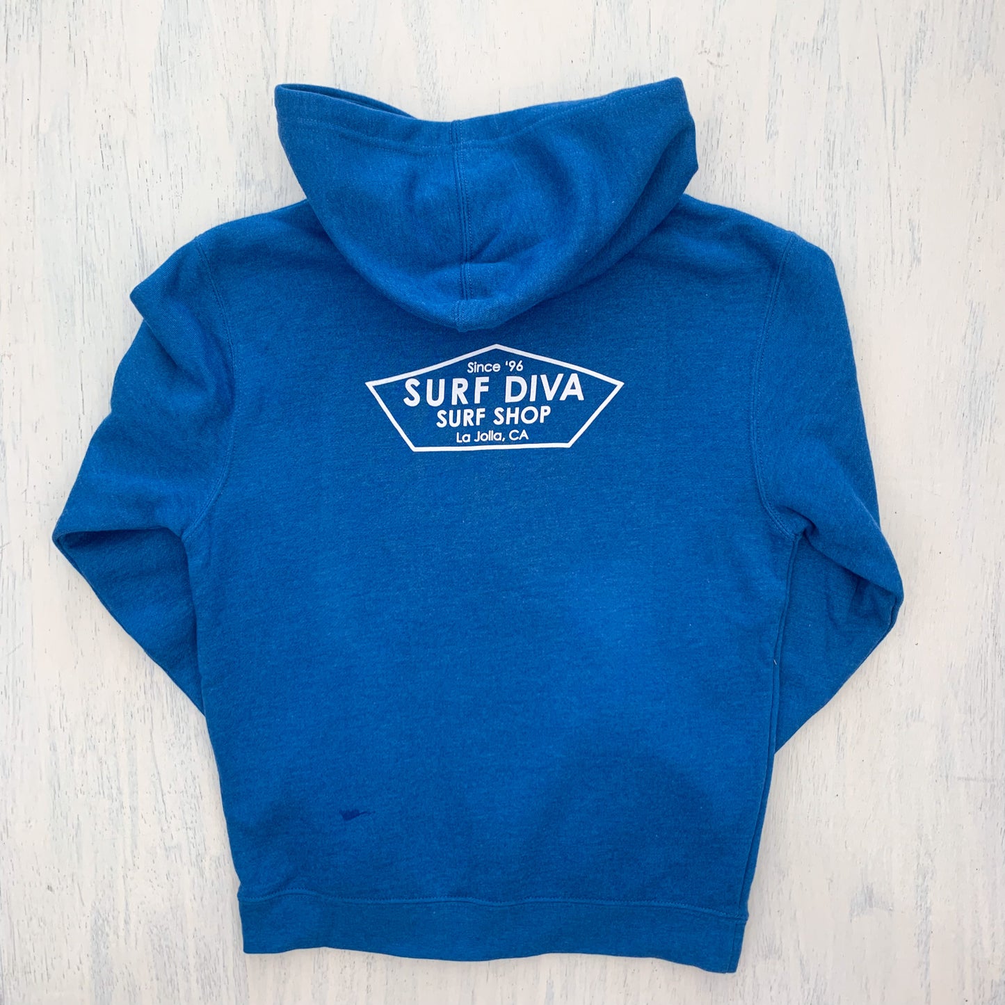 KIDS ZIP HOODIE with SURF DIVA SURF SHOP - navy