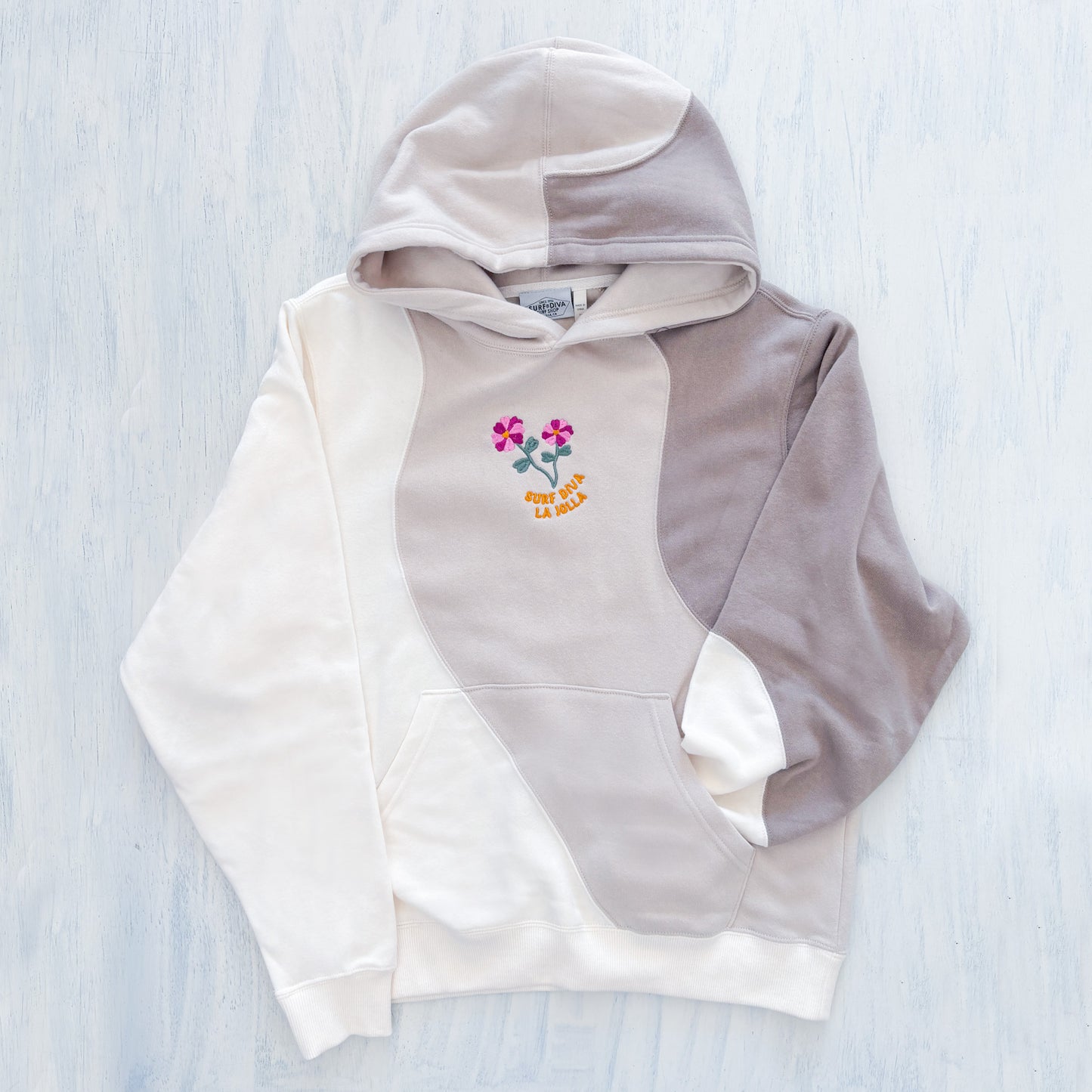 Surf Diva Wavy HOODIE - oat