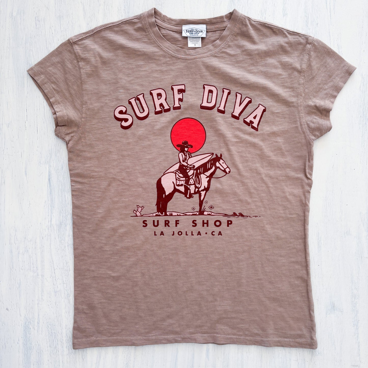 Surf Diva Horizont - T-SHIRT - brown