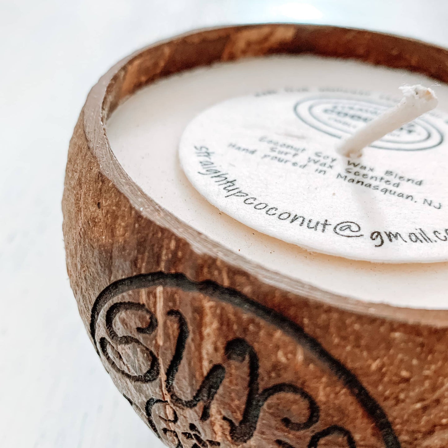 CANDLE COCONUT with Surf Diva - SURF WAX SCENTED