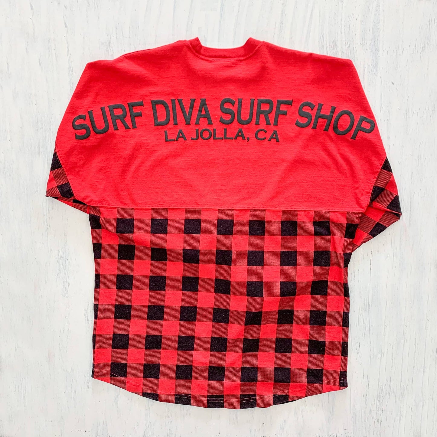 SURF DIVA SURF SHOP - Holiday Crewneck (red/black)