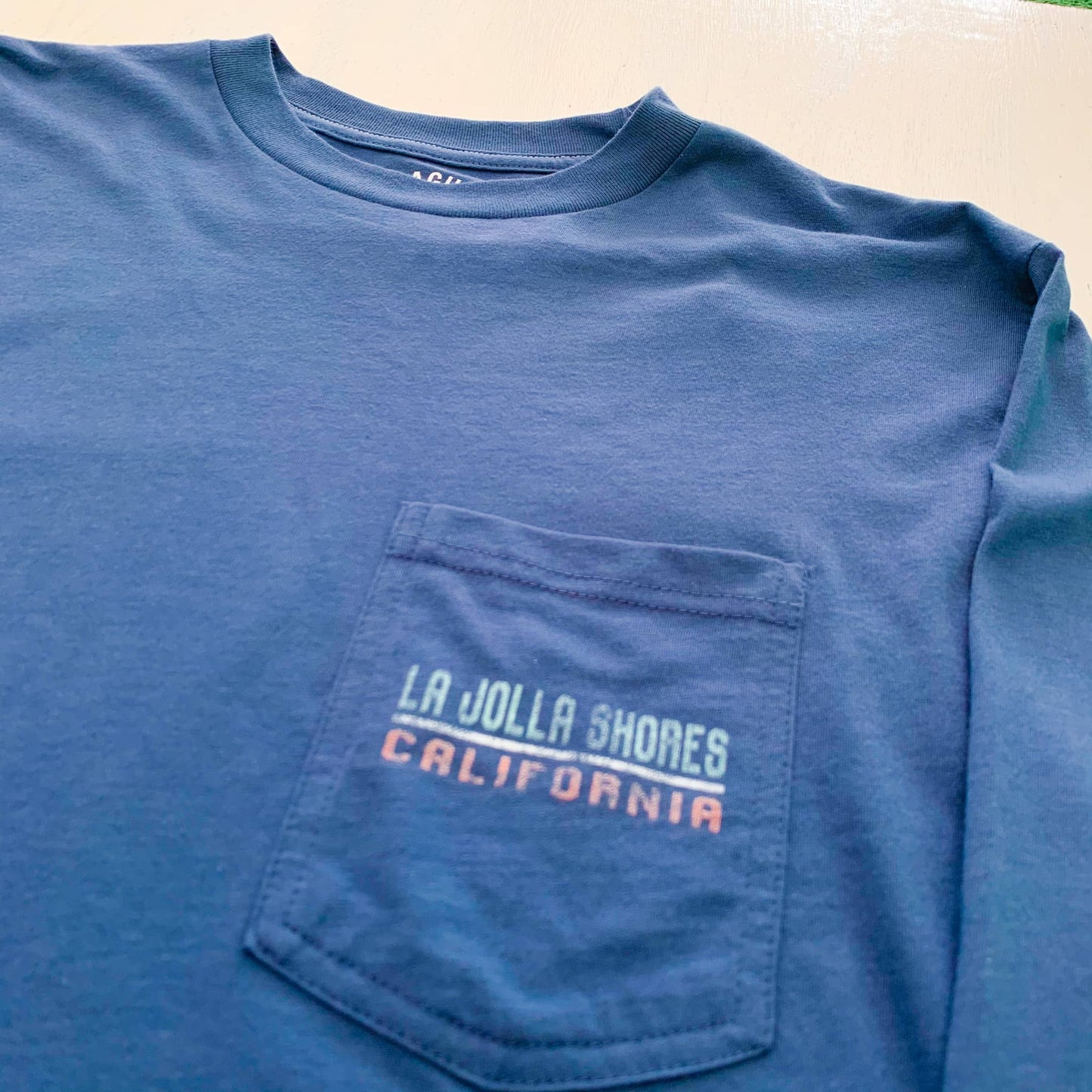 LONGSLEEVE T-SHIRT with LA JOLLA CALIFORNIA (blue)