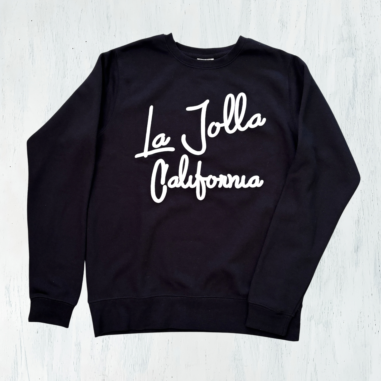 La Jolla Surf Town CREWNECK - black