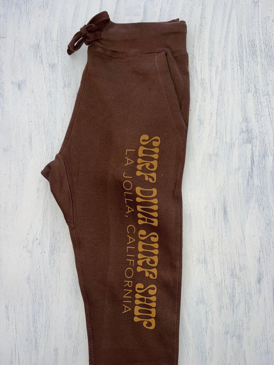 Surf Diva Brown Joggers