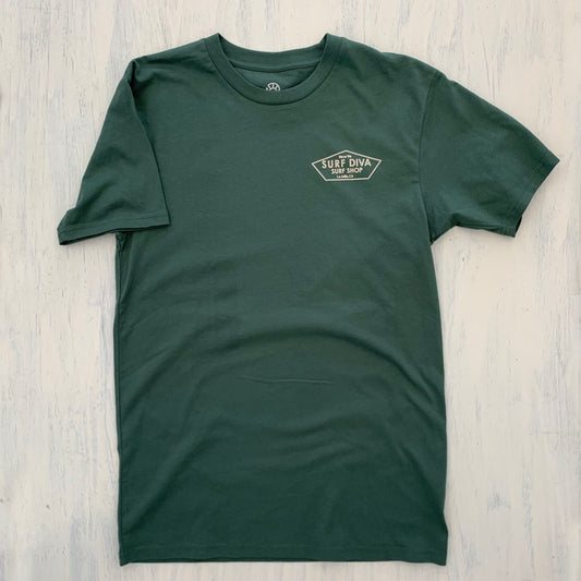 T-SHIRT with SURF DIVA SURF SHOP (willow green)