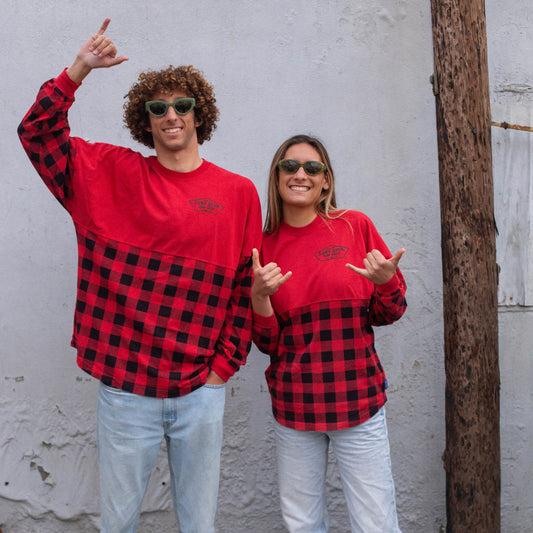 SURF DIVA SURF SHOP - Holiday Crewneck (red/black)