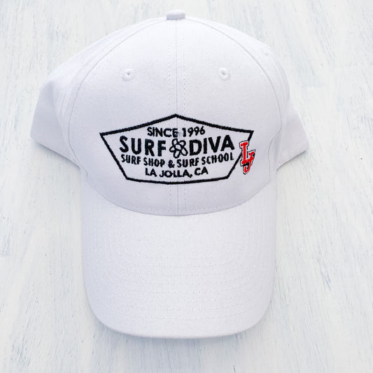 La Jolla SURF DIVA hat - white