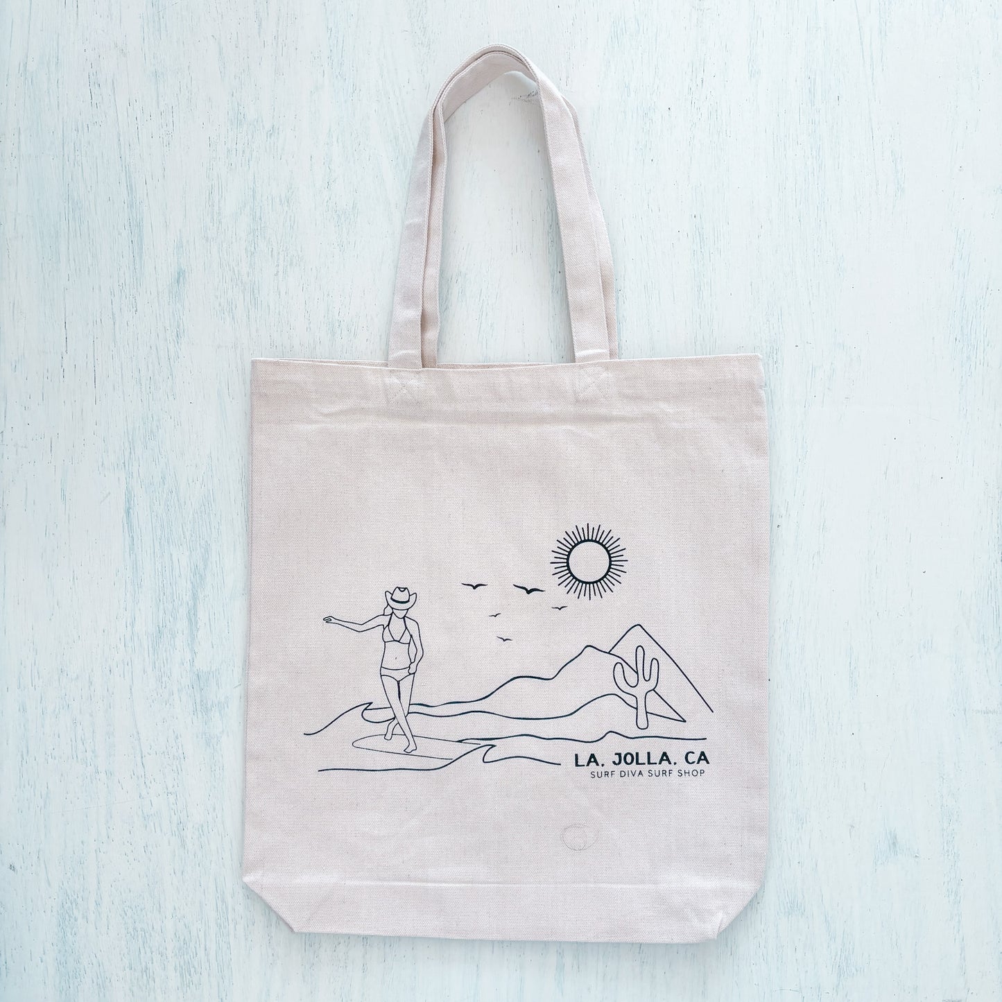 Surf Diva Canvas Beach Tote Surf Country