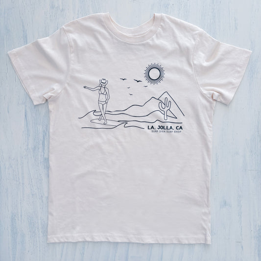 Surf Diva Surf Country - T-SHIRT - white