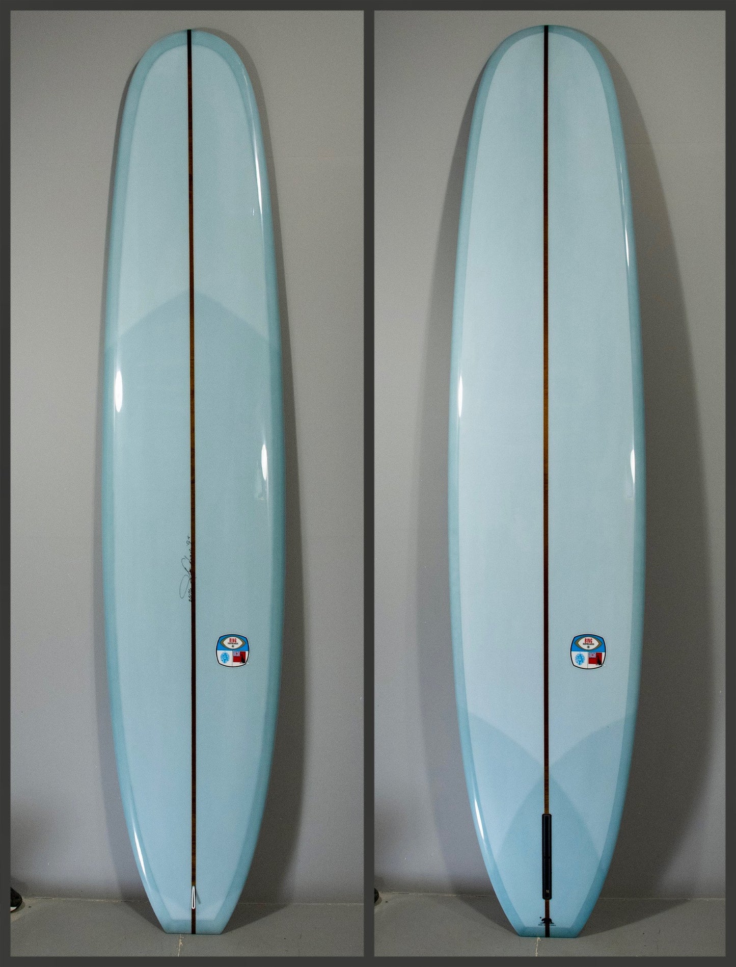 Bing Surfboards 9'4" Longboard "Aussie Square" - blue