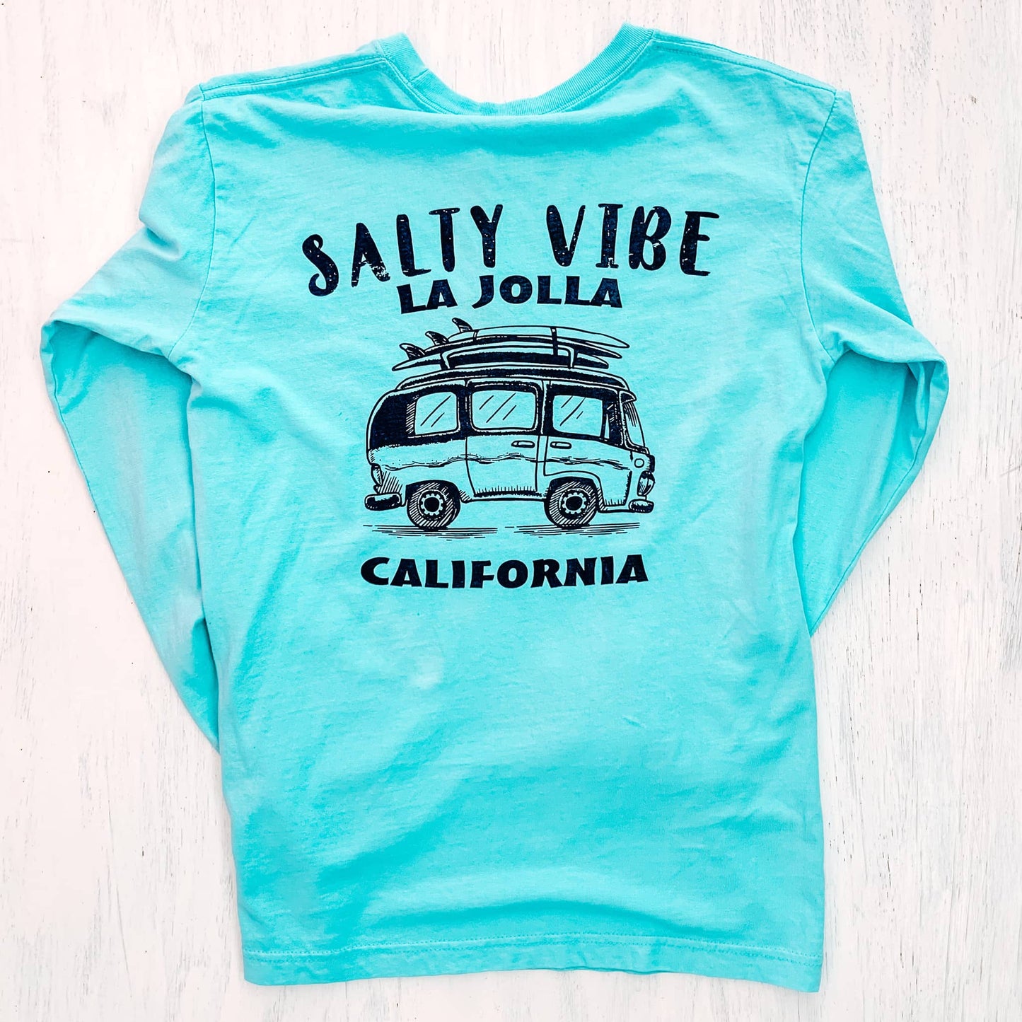 Stay Salty La Jolla CA - UNISEX LONGSLEEVE BLUE