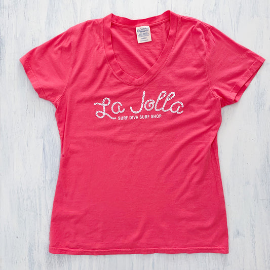 Surf Diva La Jolla T-Shirt - watermelon