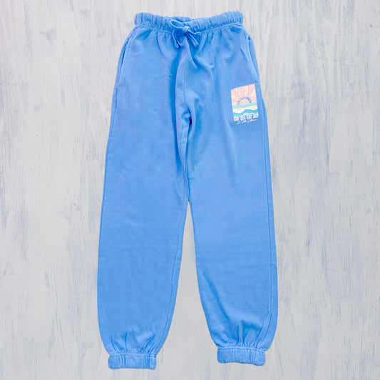 Surf Diva JOGGERS SWEATPANTS - capri blue