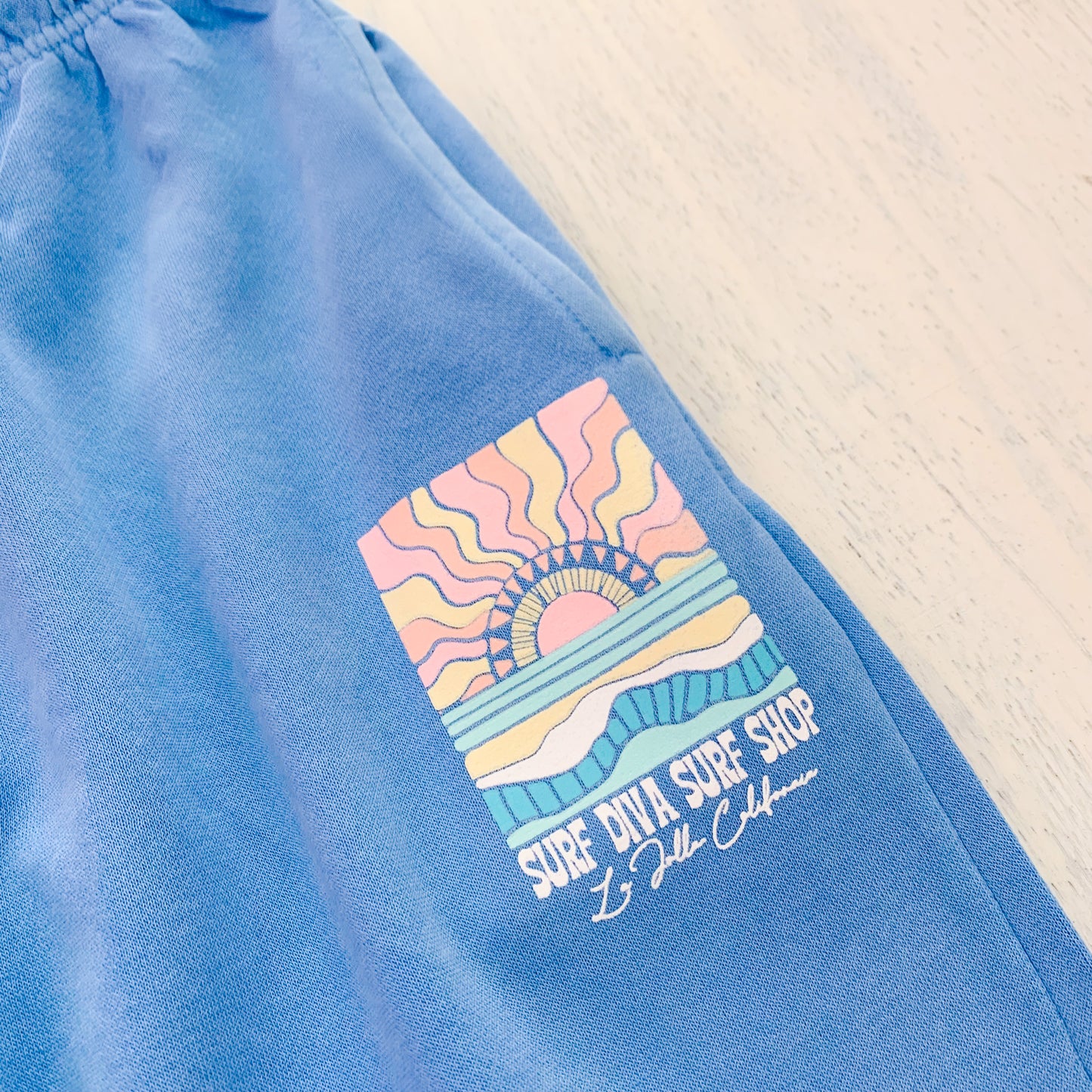 Surf Diva JOGGERS SWEATPANTS - capri blue