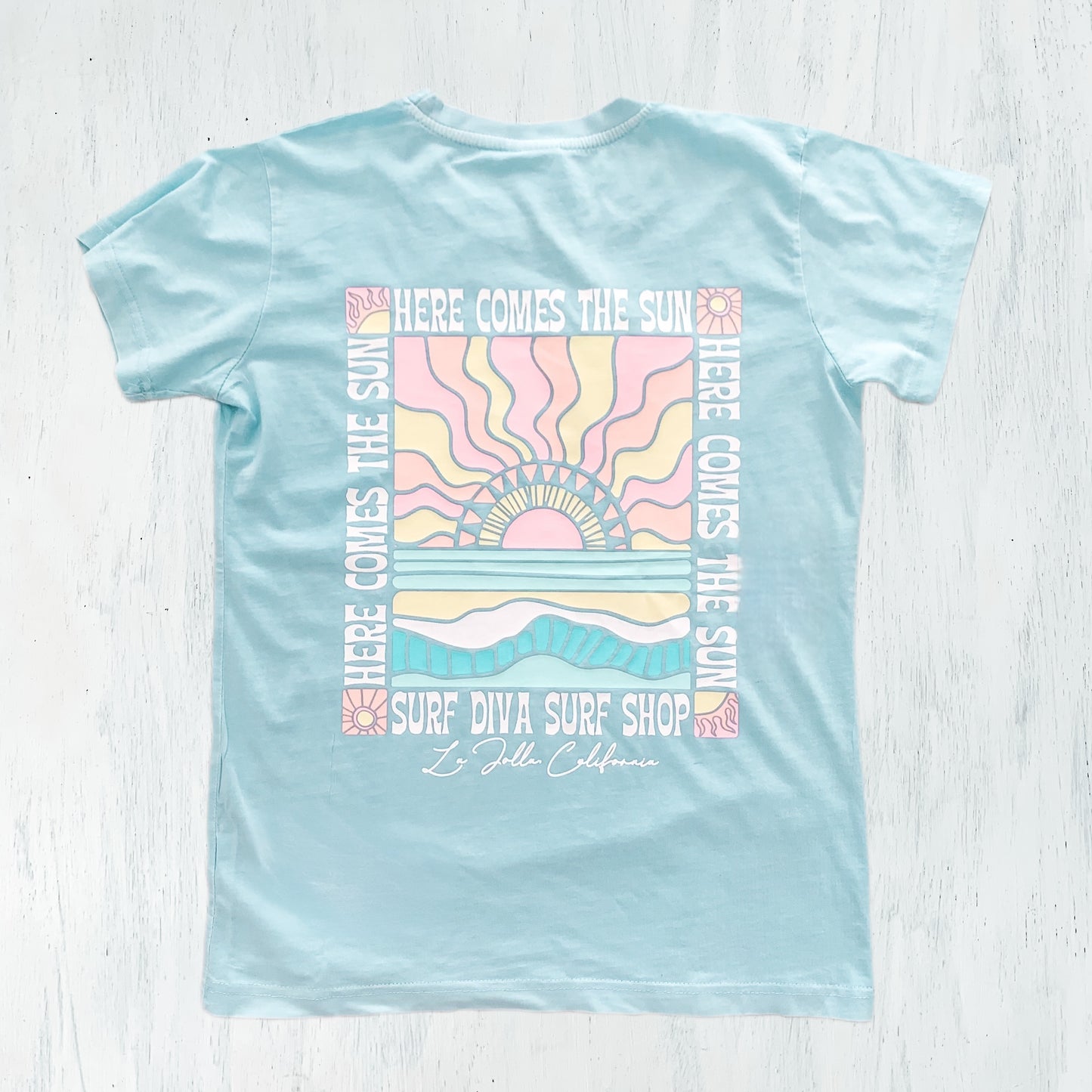 Surf Diva Seaside - T-SHIRT - blue