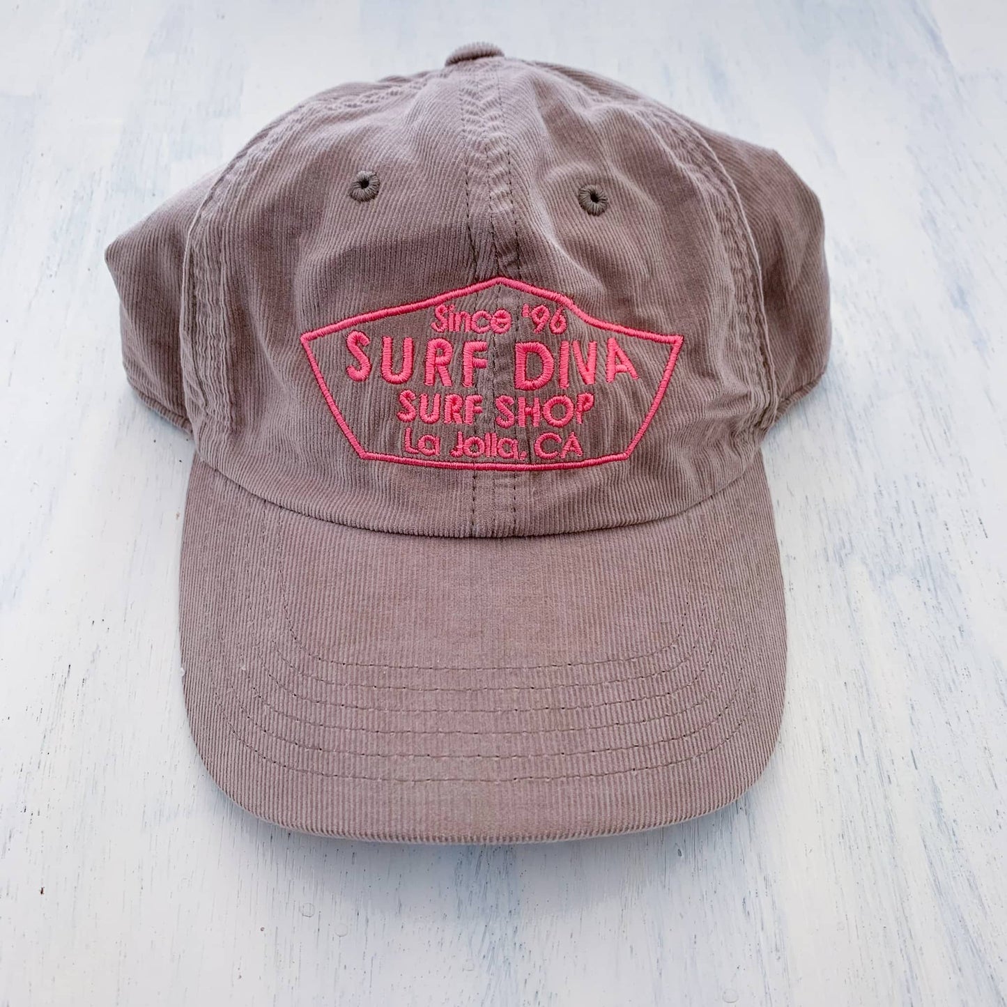 Surf Diva Surf Shop - DAD HAT khaki/pink