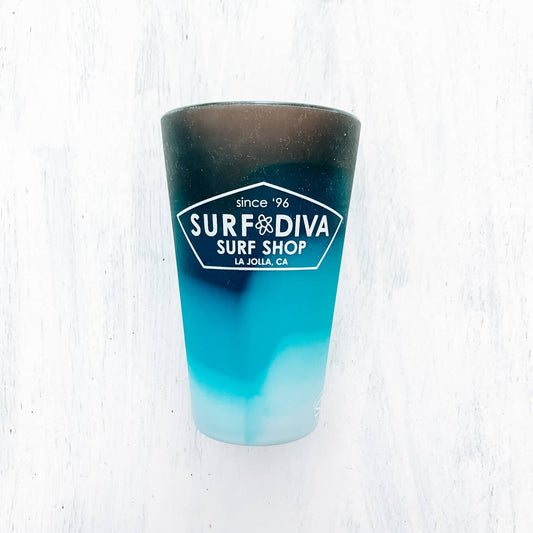 Surf Diva - SILICONE PINT CUP BLUE