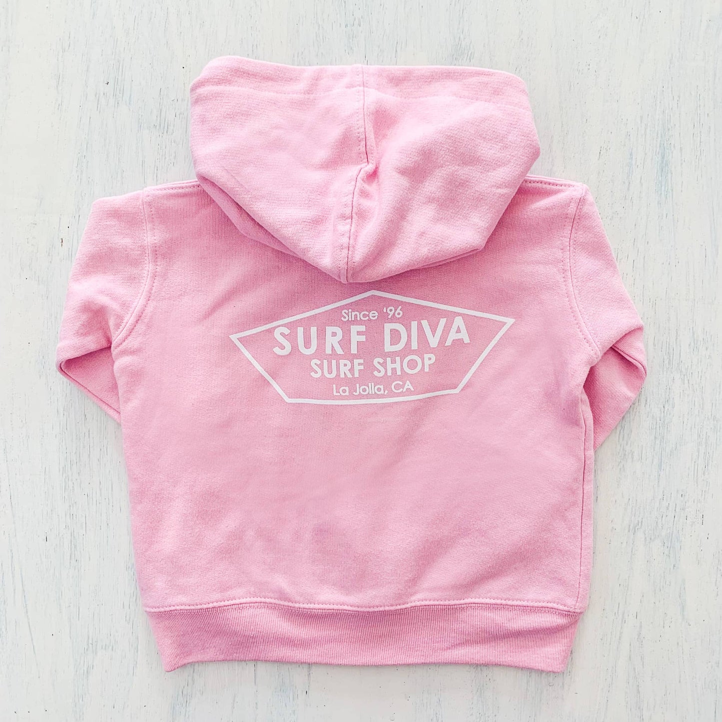 Surf Diva Surf Shop - BABY ZIP HOODIE PINK