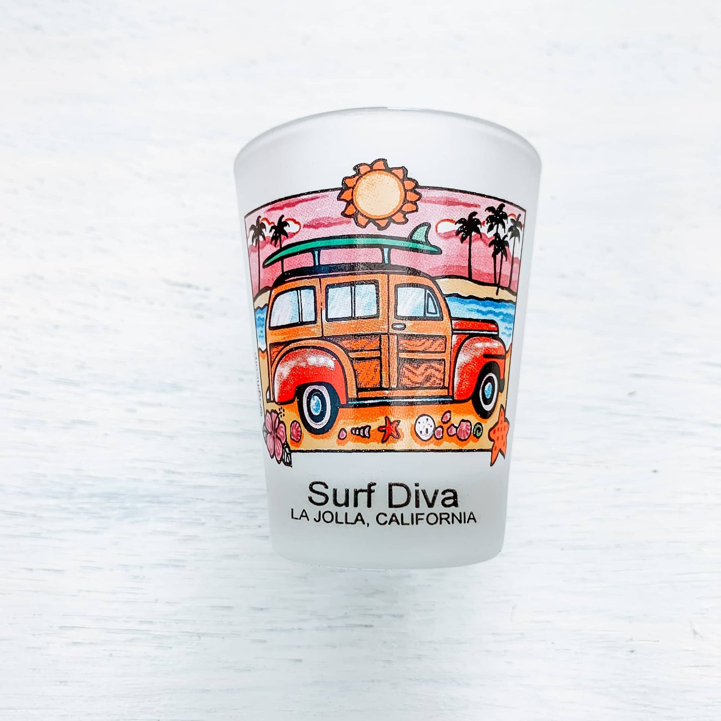 Surf Diva Surf Car - SHOT GLAS SET